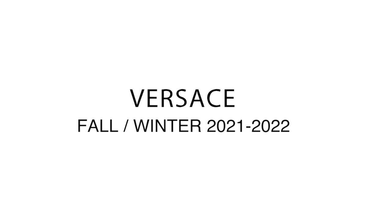 preview for Versace Fall/Winter 2021-2022