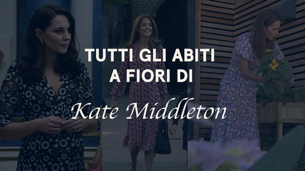 preview for Tutti gli abiti a fiori di Kate Middleton