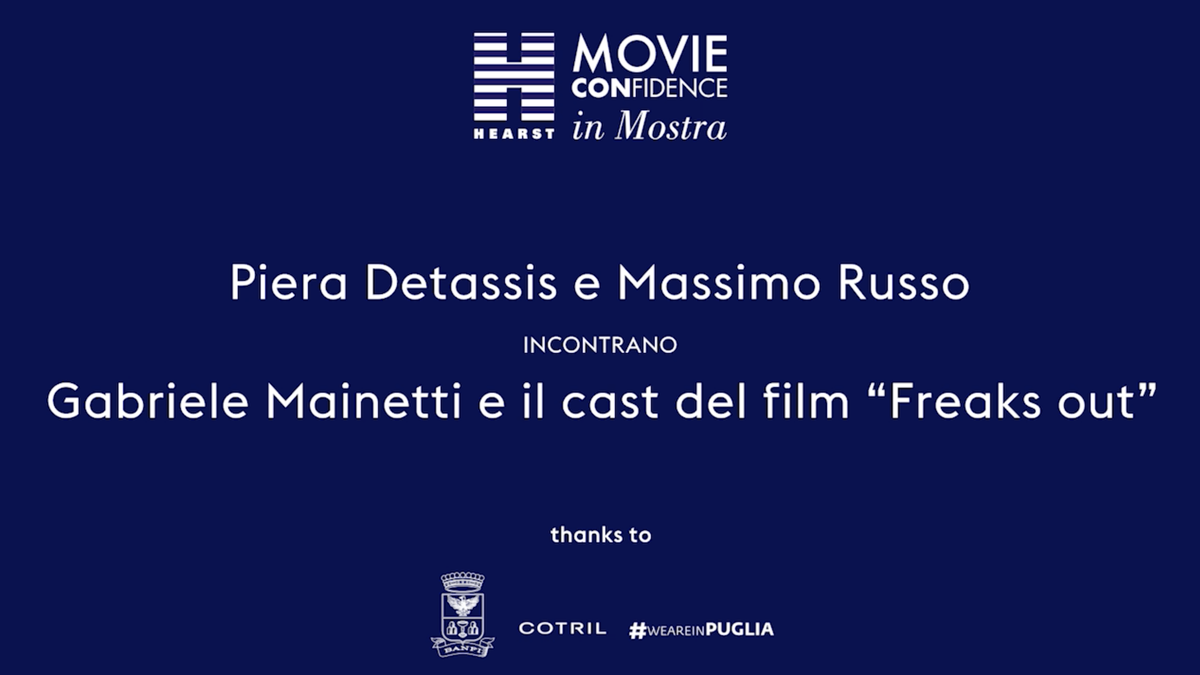 preview for Hearst Movie Confidence In Mostra - talk 9 settembre Mainetti