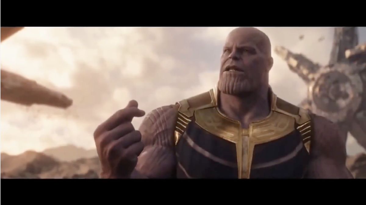 preview for Thanos threatens to destroy the Avengers with a click of his fingers in ominous new Infinity War TV spot