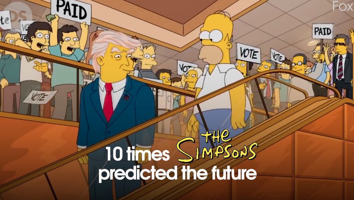 preview for Times The Simpsons predicted the future