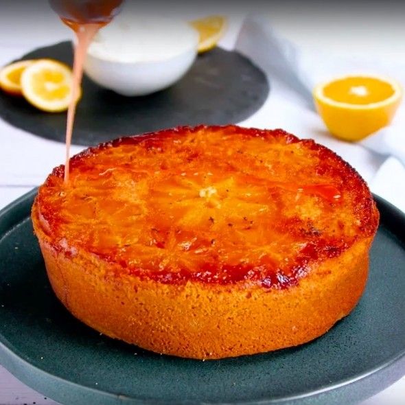 preview for Aperol Spritz Upside Down Cake