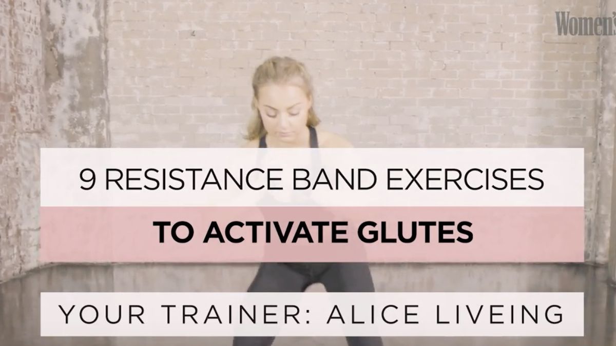 Glutes with resistance bands