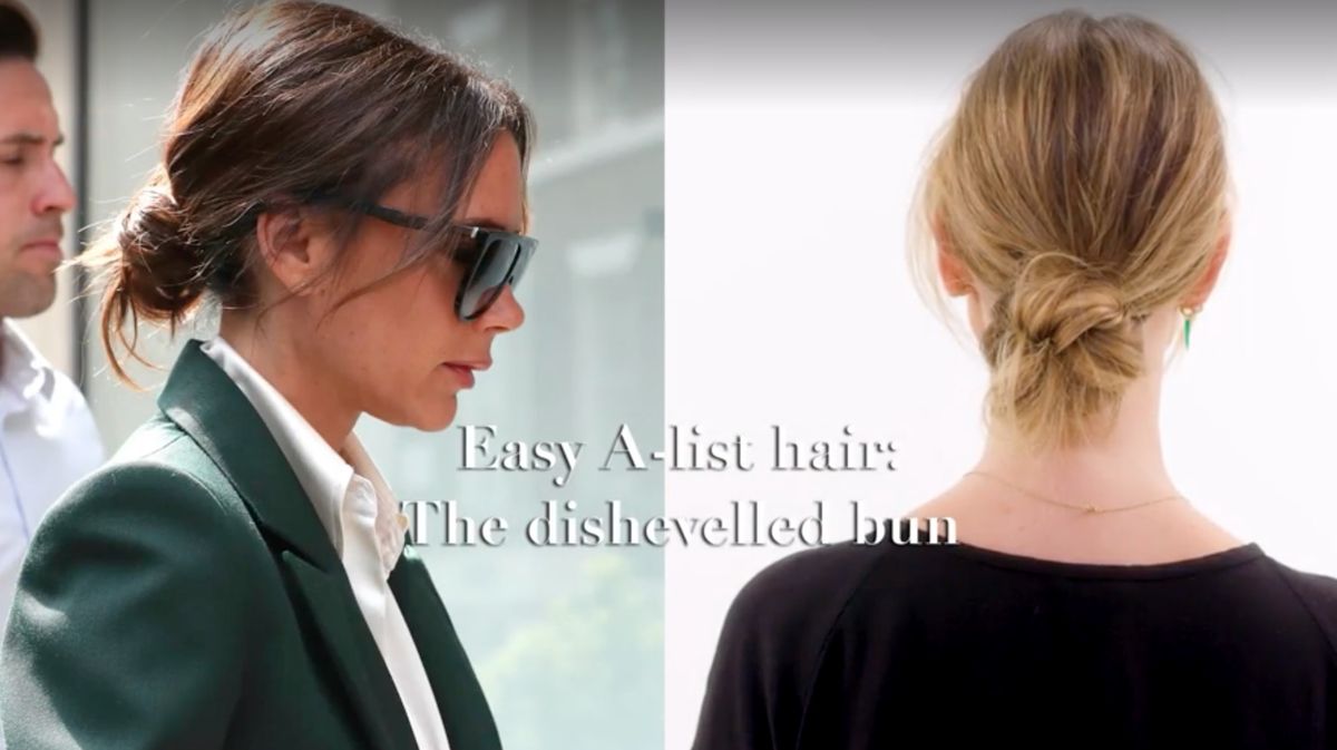 preview for Easy A-list hair: The dishevelled bun