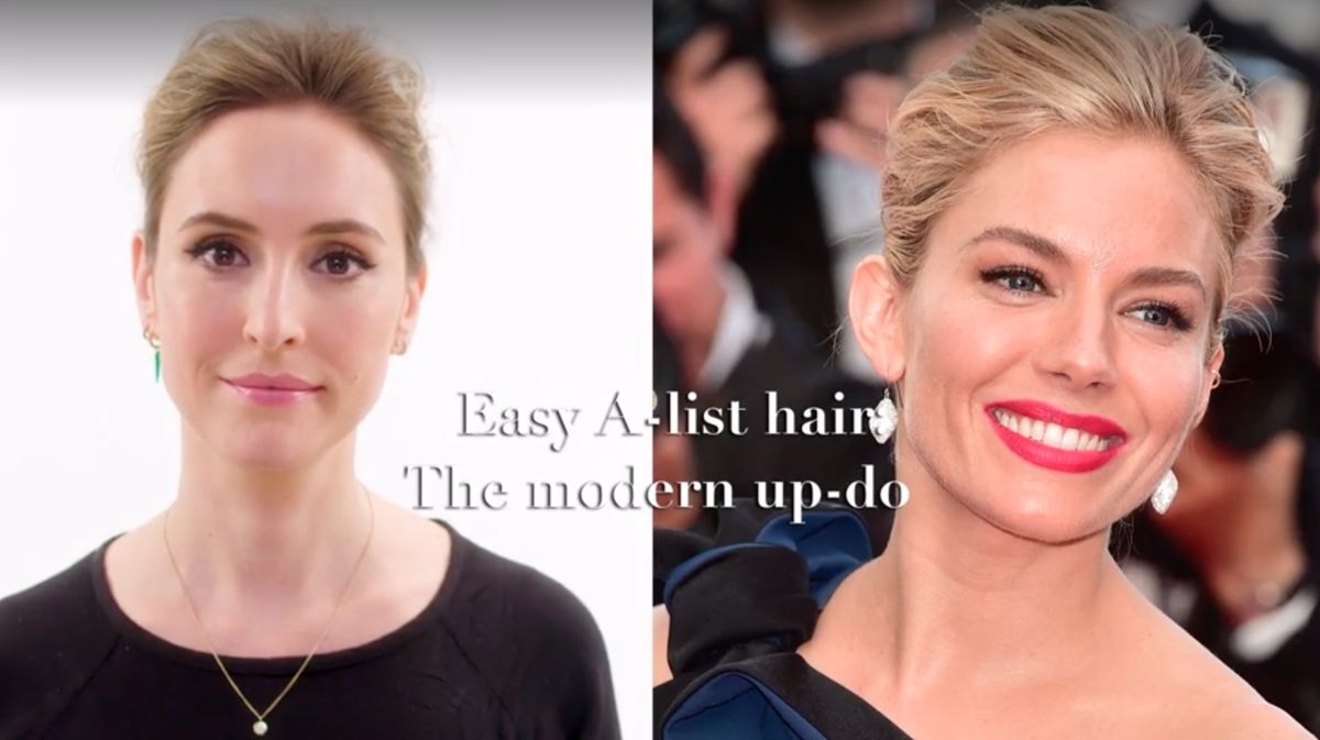 preview for Easy A-list hair: The modern up-do