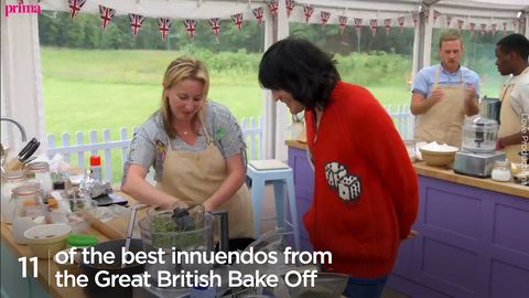 preview for 11 of the best innuendos from the Great British Bake Off
