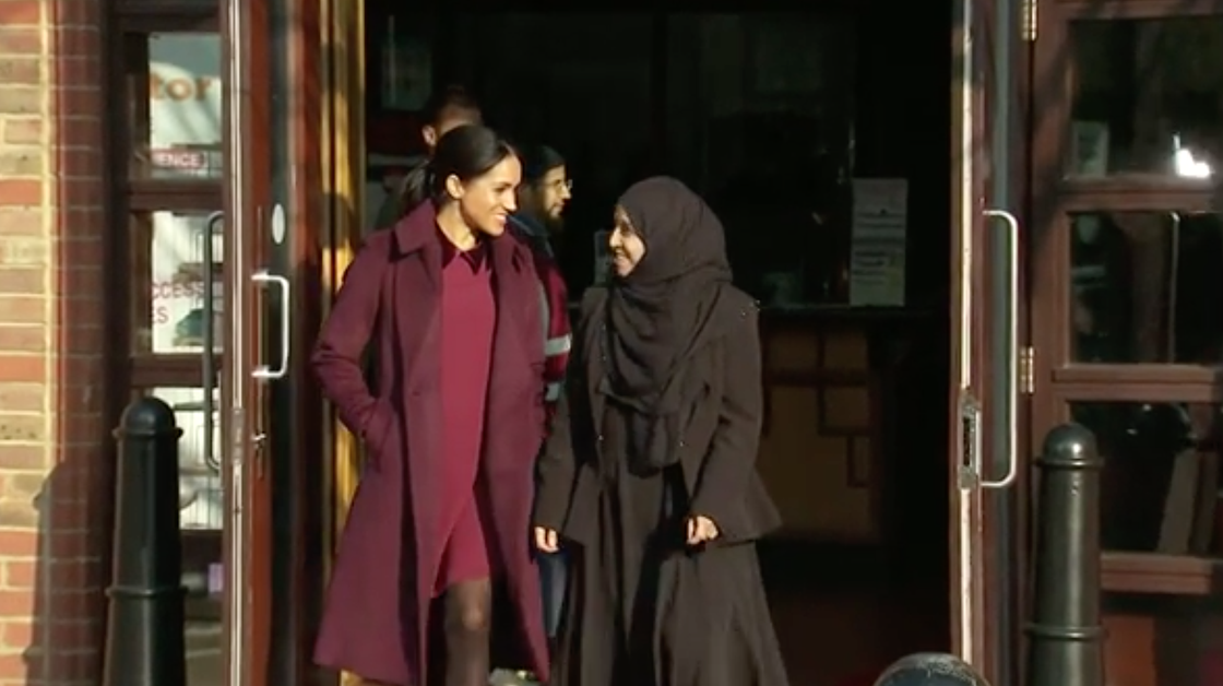 preview for The Duchess of Sussex leaves the Grenfell Community Kitchen