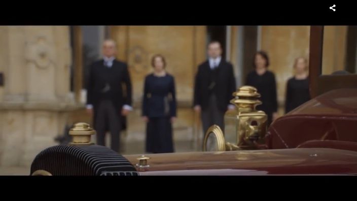 King George V, Queen Mary's Visit in the Downton Abbey Film Is