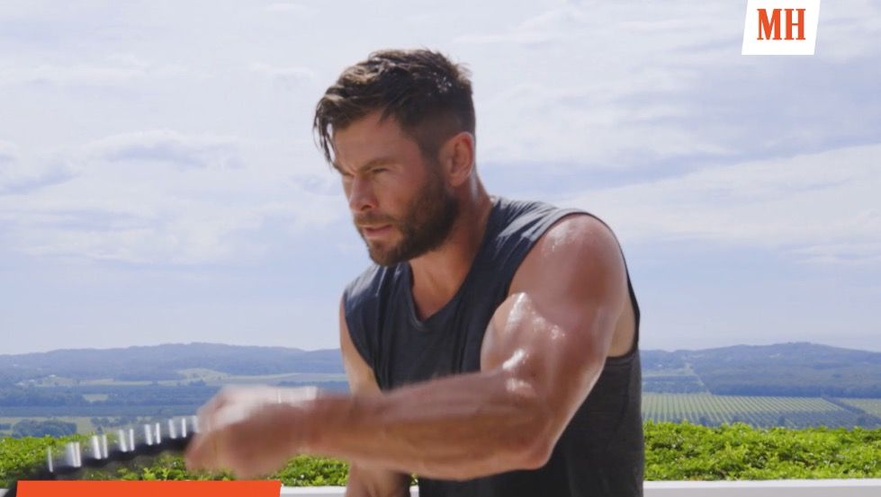 preview for Chris Hemsworth Cover Shoot