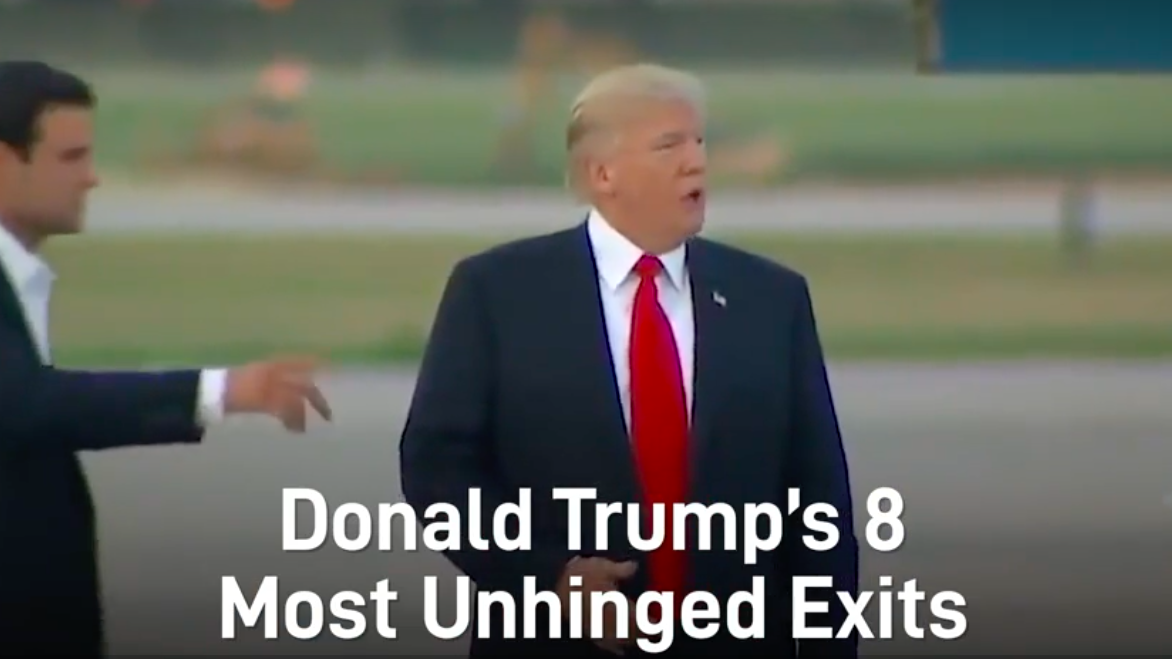 preview for Donald Trump's 8 Most Unhinged Exits
