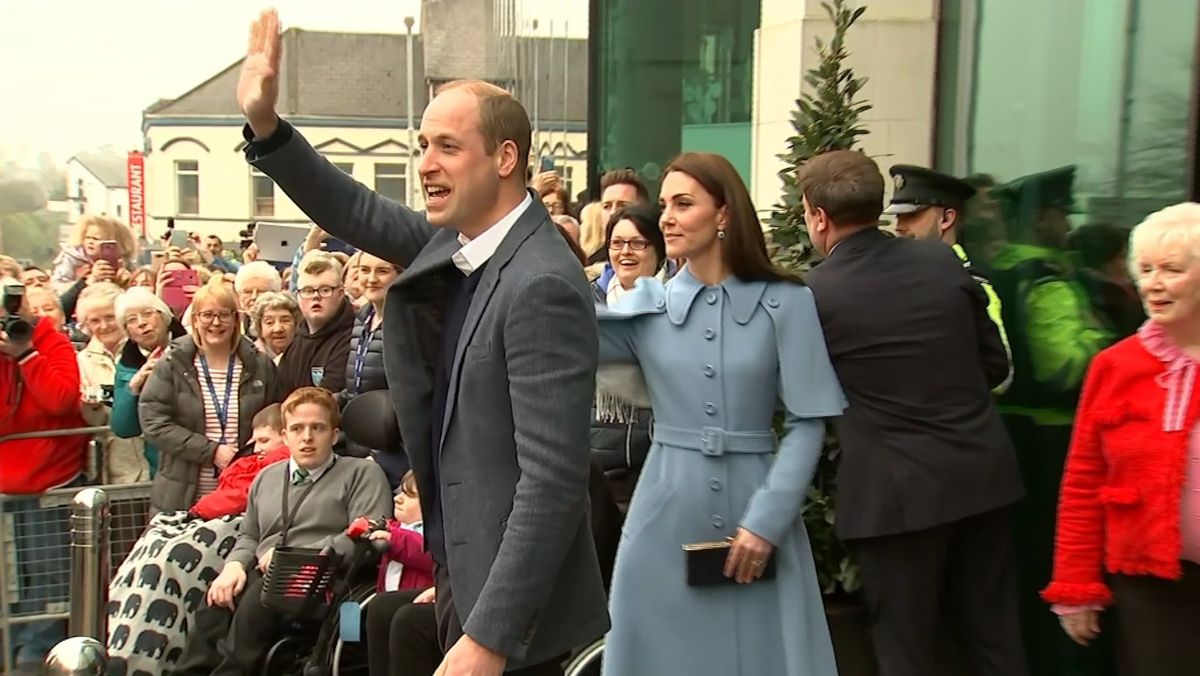 preview for The Duke and Duchess of Cambridge greet royal fans in Northern Ireland
