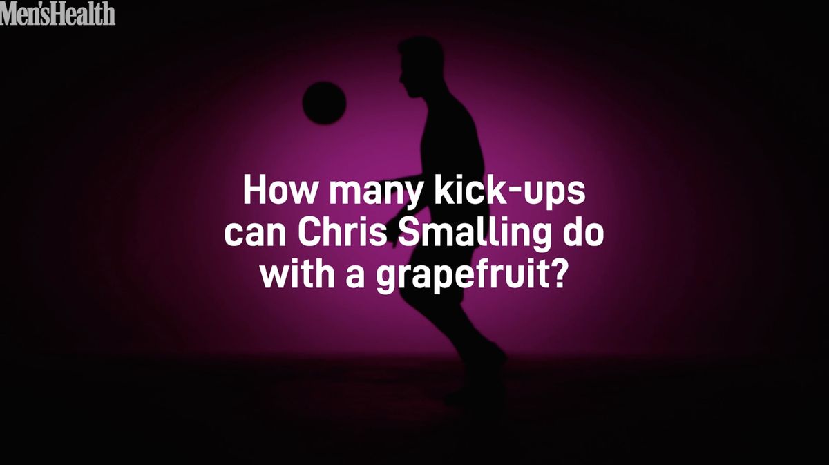 preview for How many kick-ups can Chris Smalling do with a grapefruit?