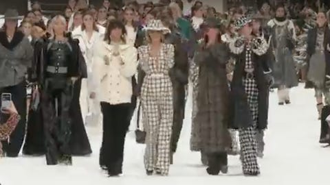 Chanel Creates A Snow Covered Winter Wonderland For Karl