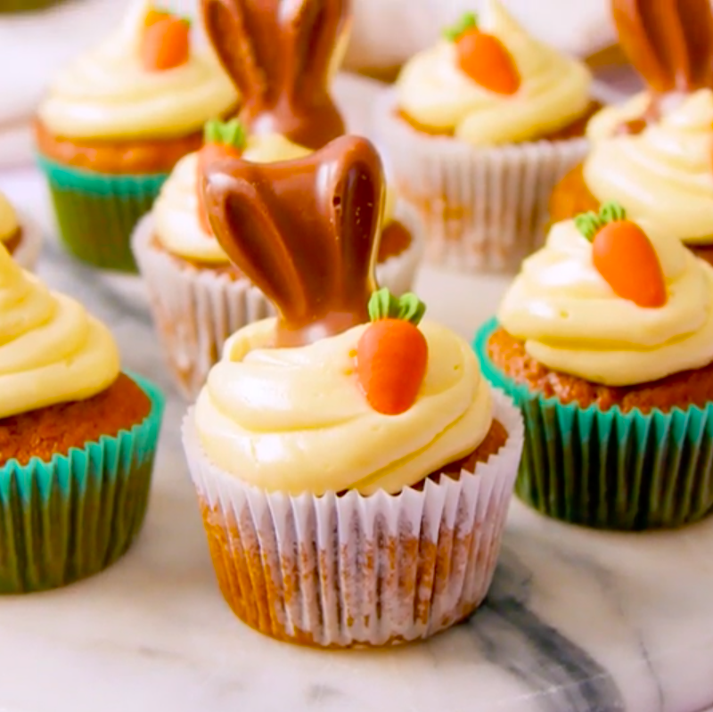 Cómo hacer cupcakes de zanahoria-Receta de cupcakes de zanahoria