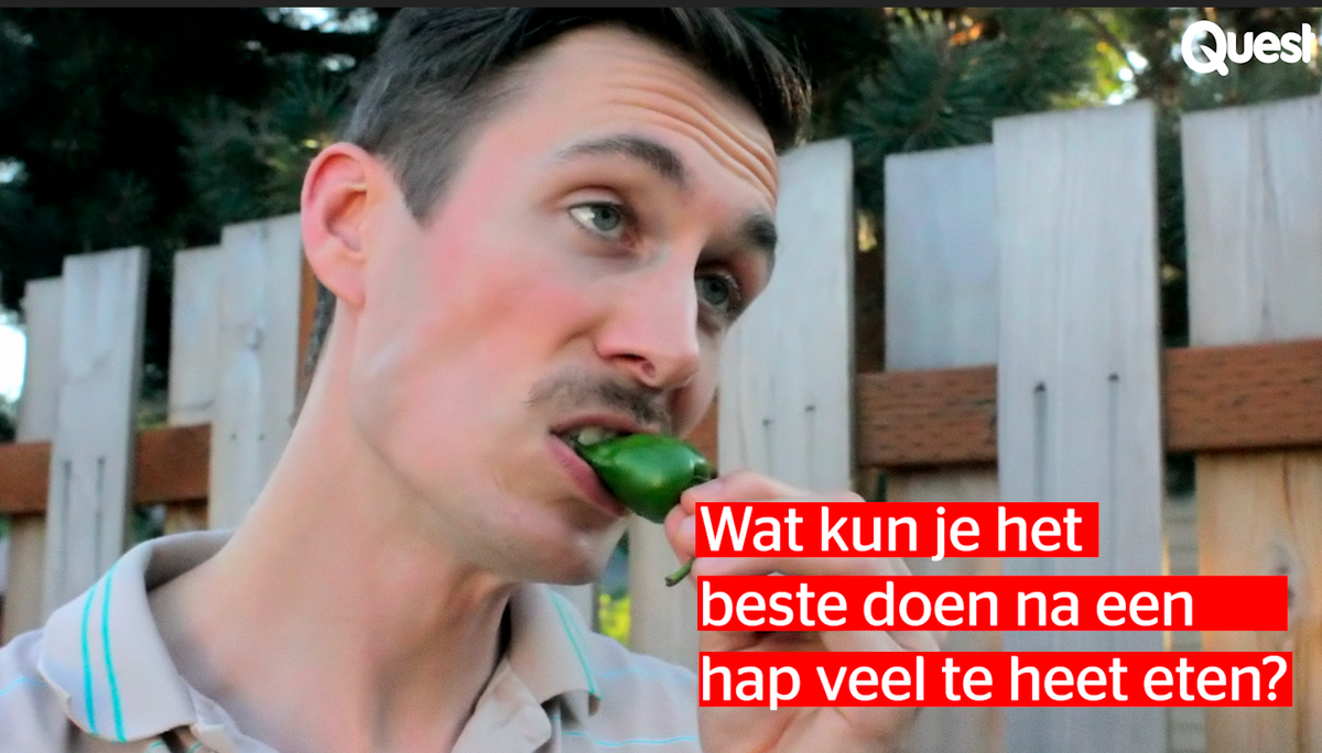 Dit moet je doen bij pittig eten