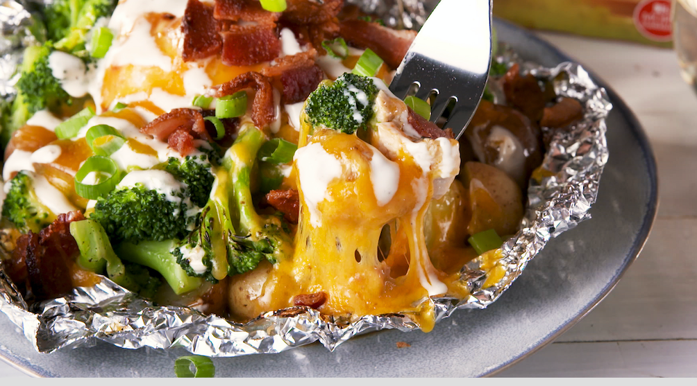 Video player poster image preview for This Bacon Chicken Ranch Packet Is The BEST Easy Dinner