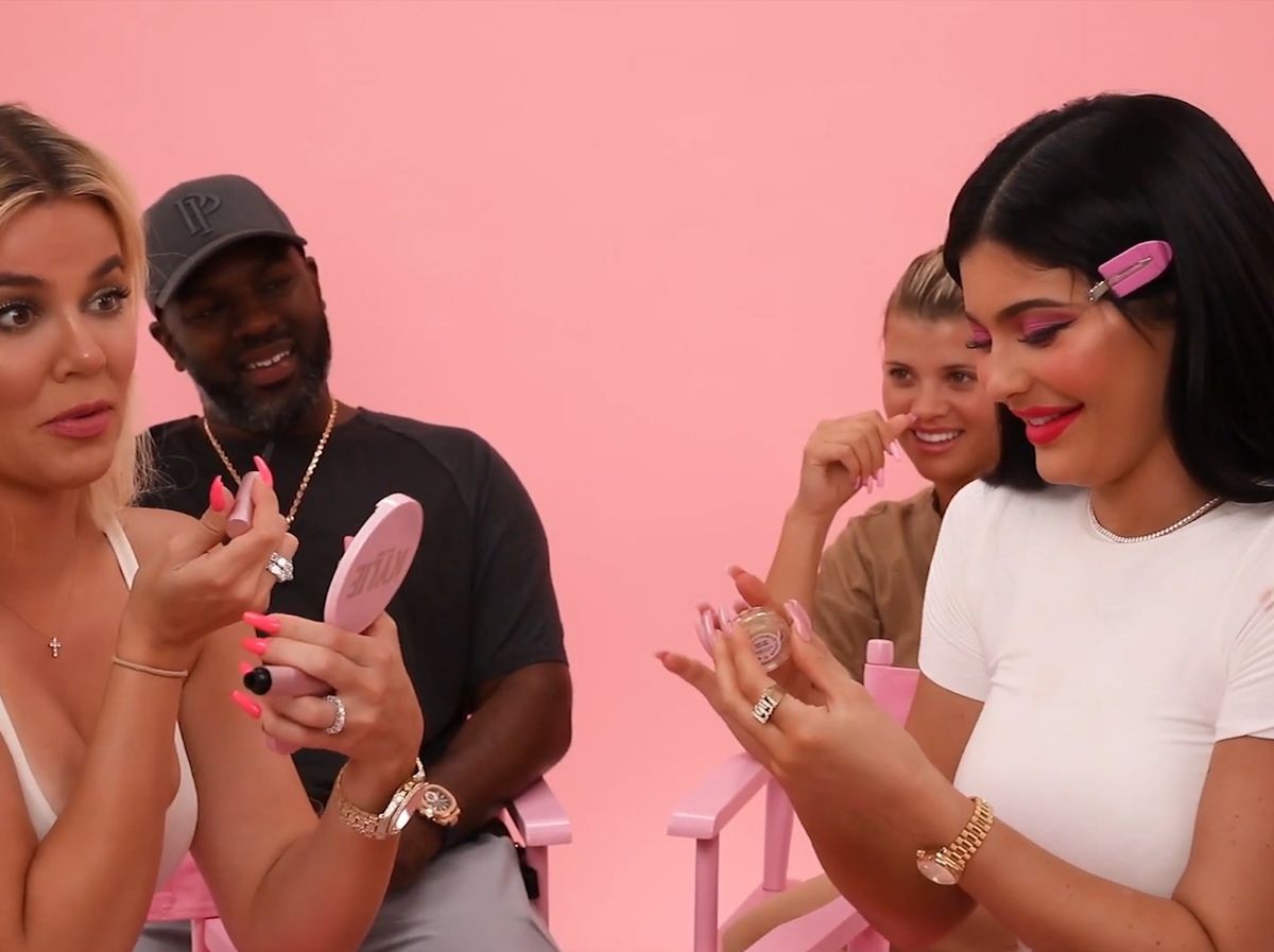 preview for Kylie Jenner and Khloé Kardashian do their makeup drunk