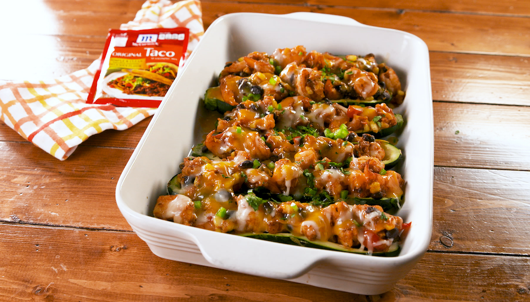 preview for You Need To Make These Shrimp Zucchini Taco Boats For Dinner This Week