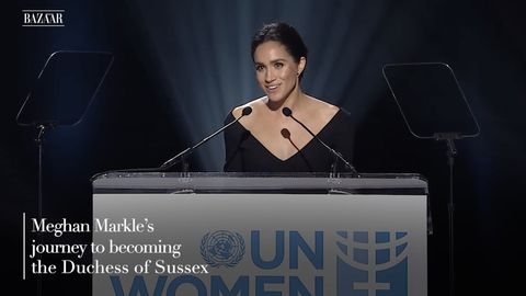 preview for Meghan Markle's journey to becoming the Duchess of Sussex