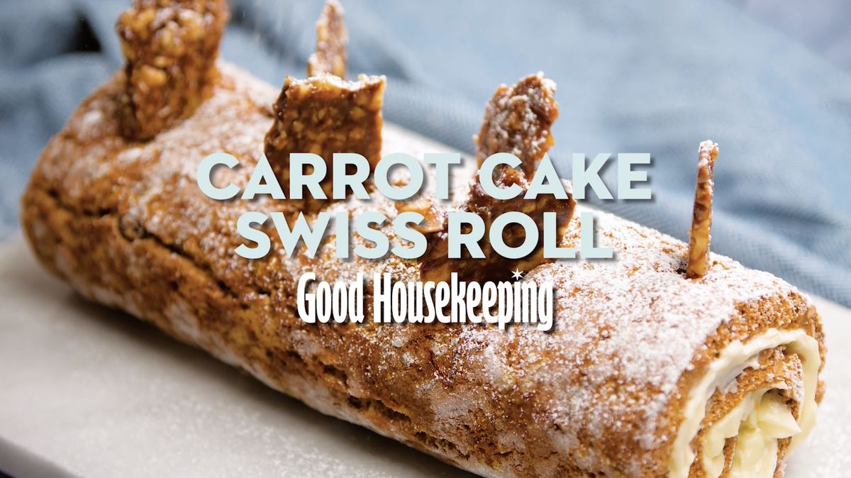 preview for Carrot Cake Swiss roll