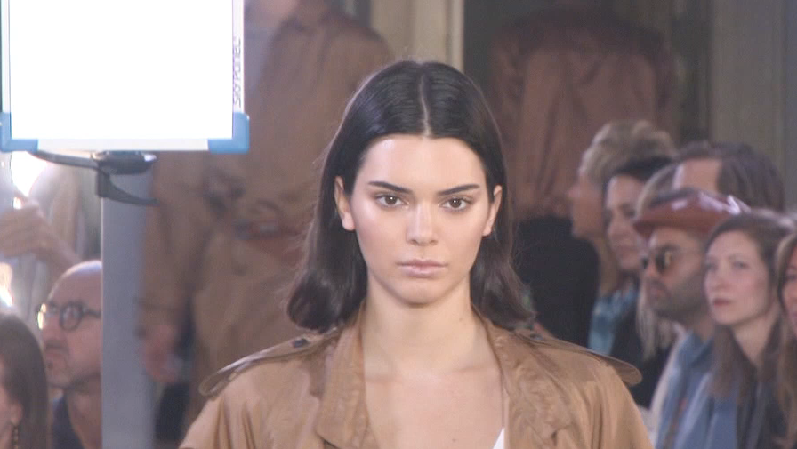 Kendall Jenner's No-Pants Look: Louis Vuitton Tights & Jimmy Choos
