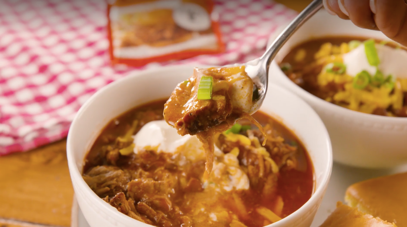 BBQ Lovers Will Flip For This Pulled Pork Chili