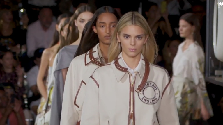 preview for Kendall Jenner leads the Burberry SS20 London Fashion Week show finale