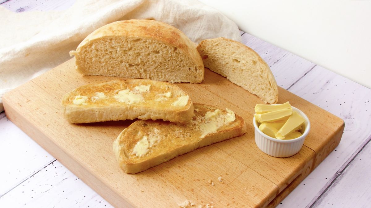 preview for Slow Cooker Basic White Bread Loaf