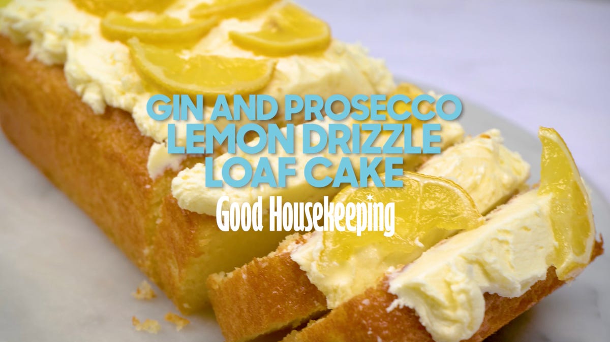 preview for Gin and Prosecco Lemon Drizzle Loaf Cake