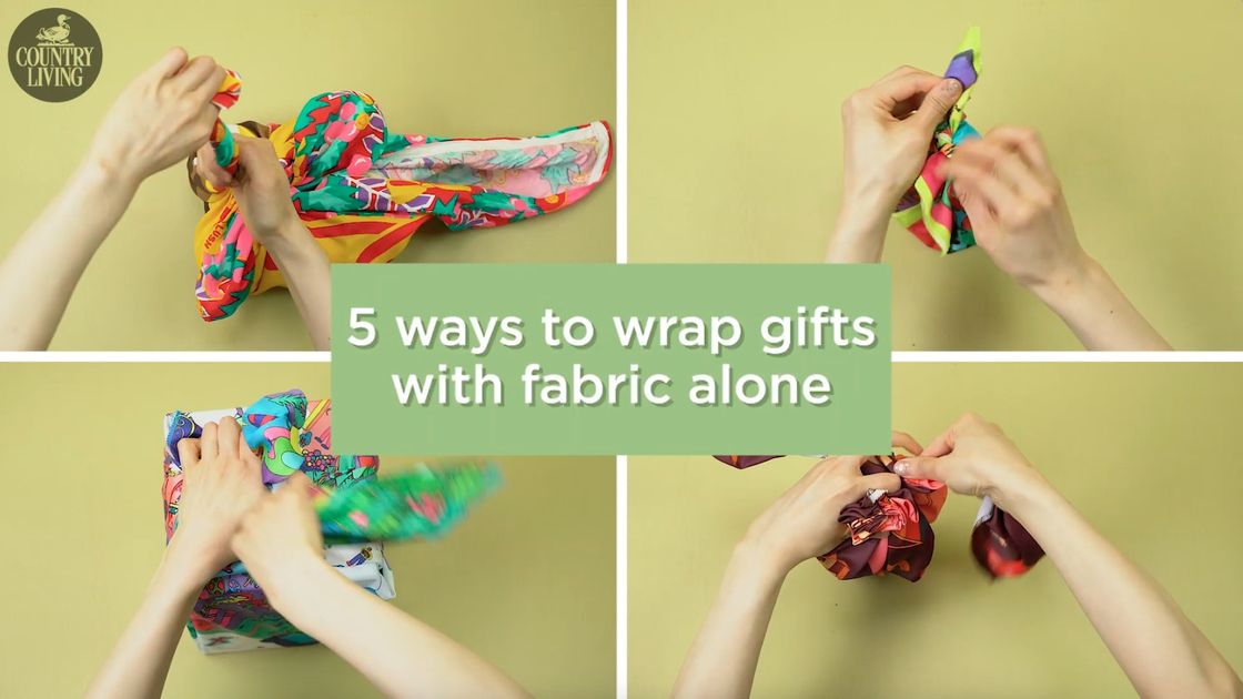 preview for How to wrap gifts with fabric