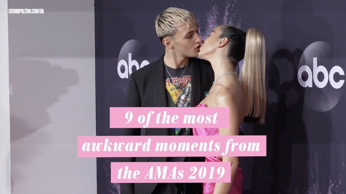 preview for 9 of the most awkward moments from the AMAs 2019