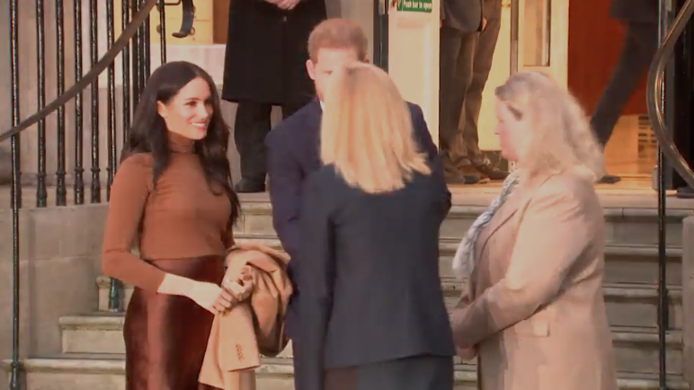 preview for The Duke and Duchess of Sussex visit Canada House in London