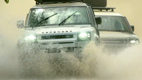 Video player poster image preview for Land Rover Defender Is Ruggedness Evolved