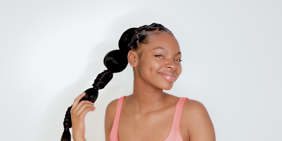 ‘The Braid Up’: Exactly How to Recreate This Rubber-Band Ponytail
