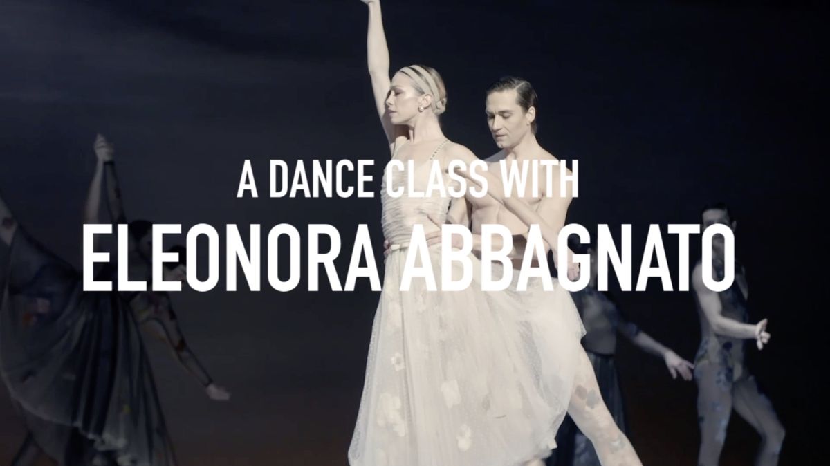 preview for A ballet class with principal dancer Eleonora Abbagnato