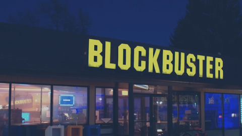 preview for The World's Last Blockbuster Store Is Available to Rent on Airbnb for the Ultimate '90s Sleepover