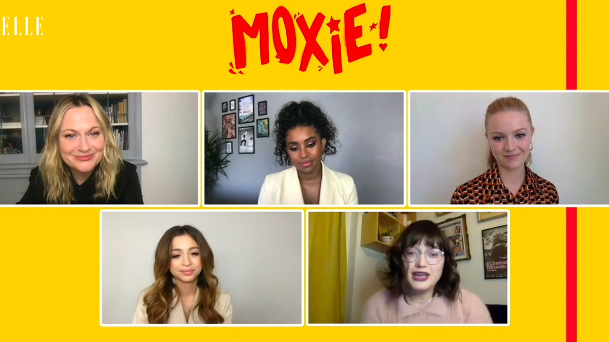 preview for Amy Poehler And The 'Moxie' Cast Talk Feminism And Award Shows