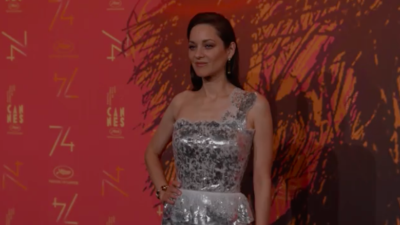 preview for Marion Cotillard on the 2021 Cannes red carpet