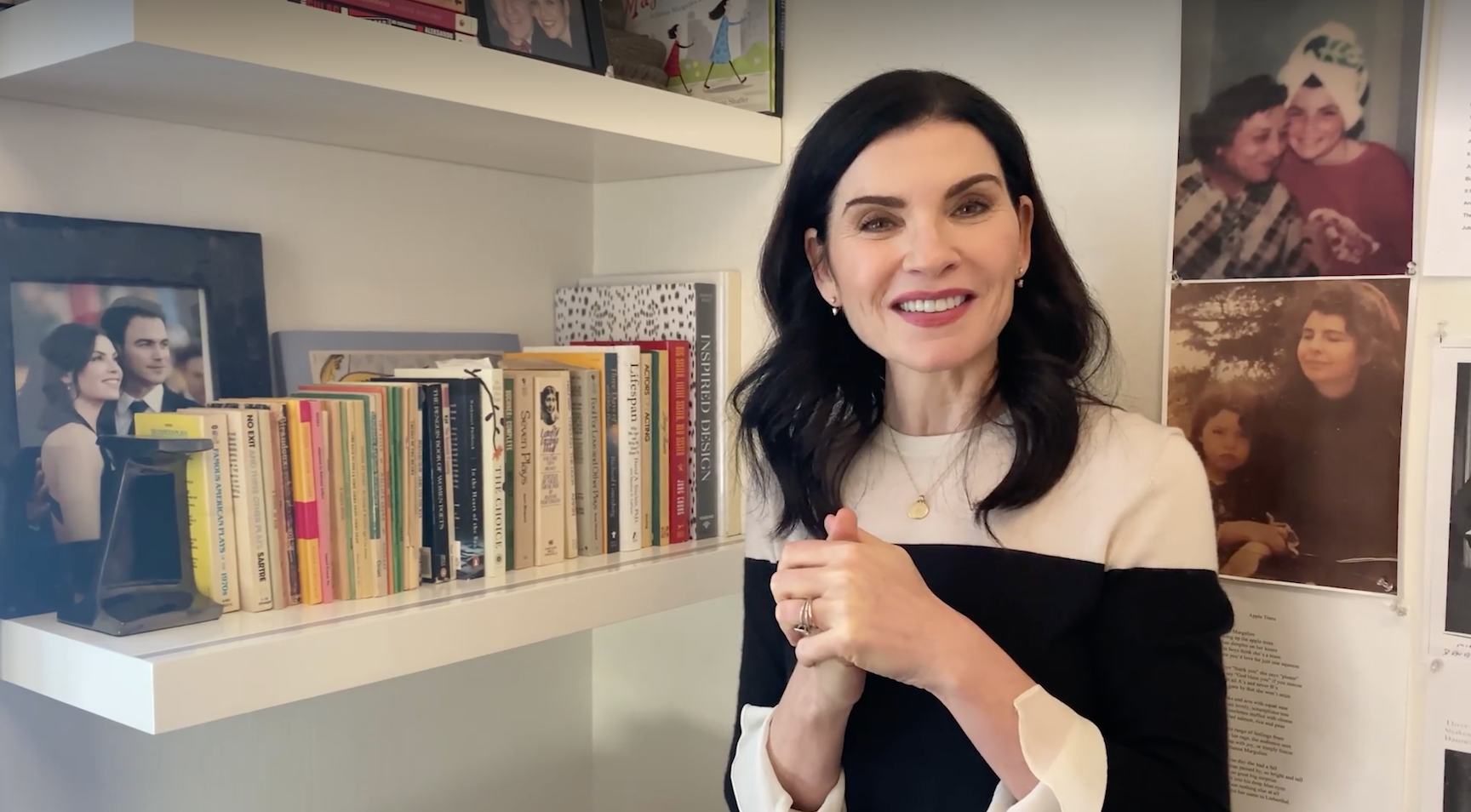 Julianna Margulies Reveals Her Favorite Authors in 'Shelf Portrait'