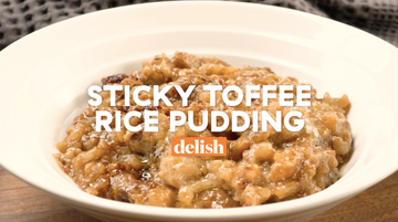 sticky toffee rice pudding