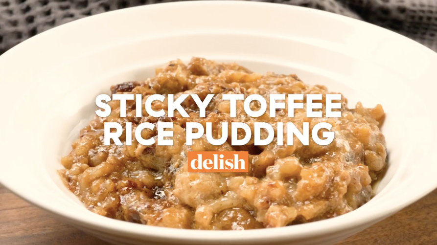 Video player poster image preview for Sticky Toffee Rice Pudding