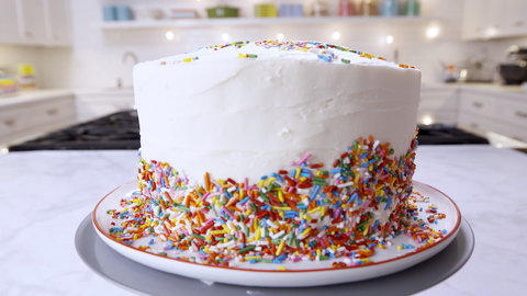 preview for You're Never Too Old For This Funfetti Birthday Cake
