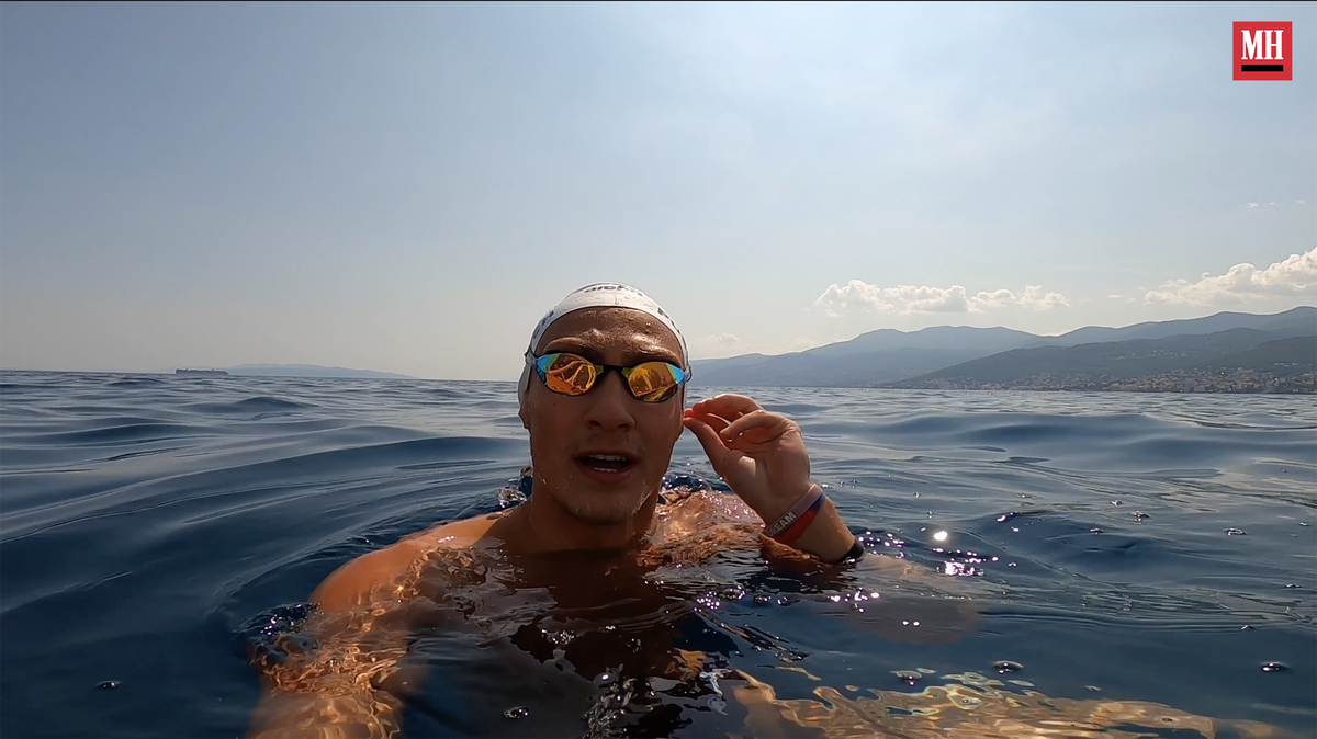 Open-Water Swimmer Ivan Puskovitch Gets Race Ready