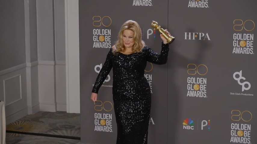 preview for Jennifer Coolidge at the 2023 Golden Globes