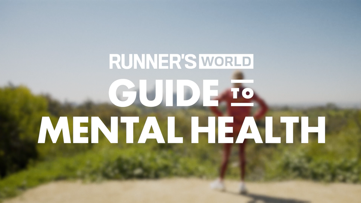 Runner’s World+ Membership Programs runners on treadmill and street, tying shoes, group of athletes talking, side plank