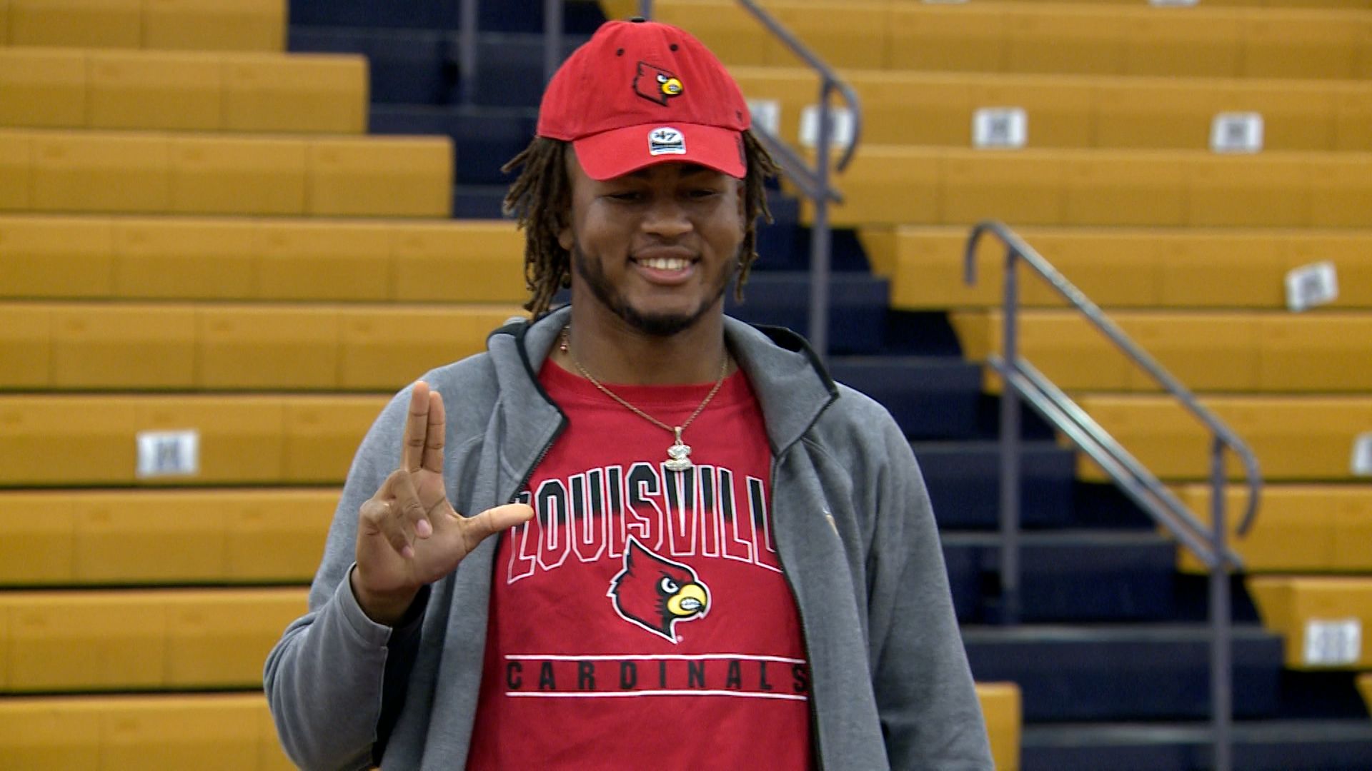 Male's Selah Brown will play football at the University of Louisville