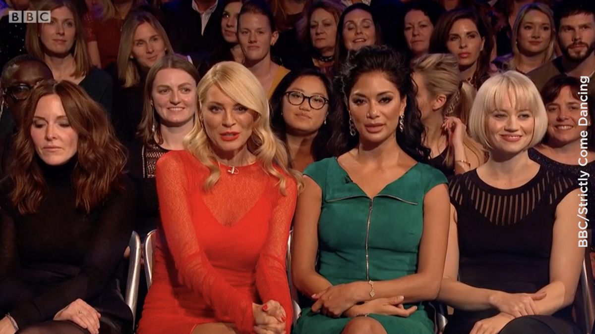 preview for Nicole Scherzinger denies telling Strictly Come Dancing's Tess Daly not to sit so close to her