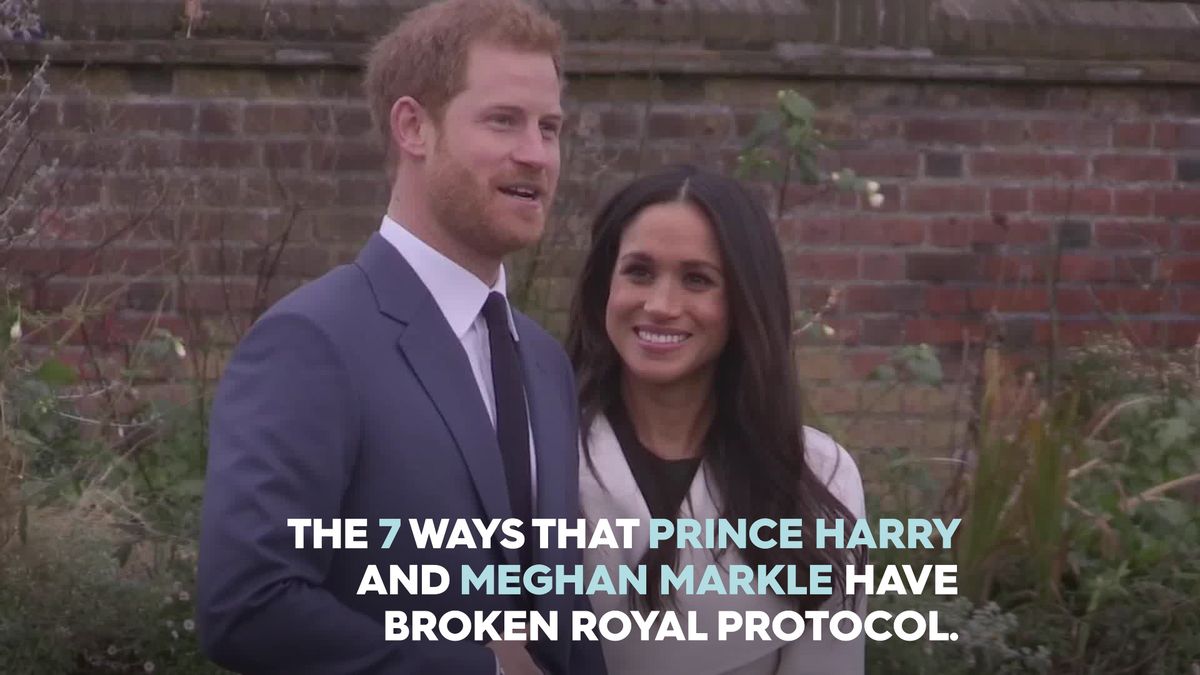 preview for 7 ways Prince Harry and Meghan Markle have broken royal protocol