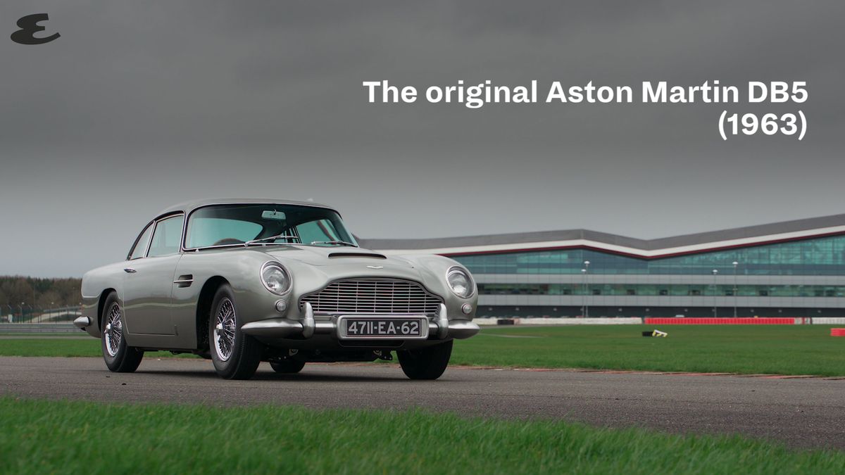preview for The Aston Martin DB5s from 'No Time To Die'
