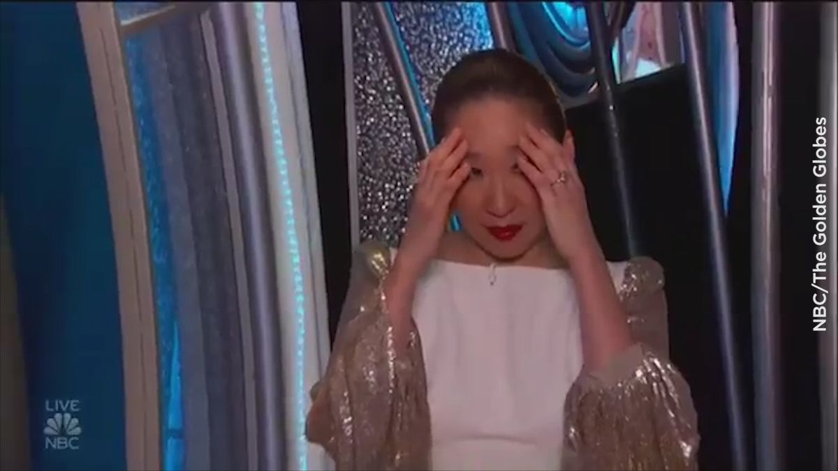 preview for Sandra Oh's Dad had the best reaction to her Golden Globes win